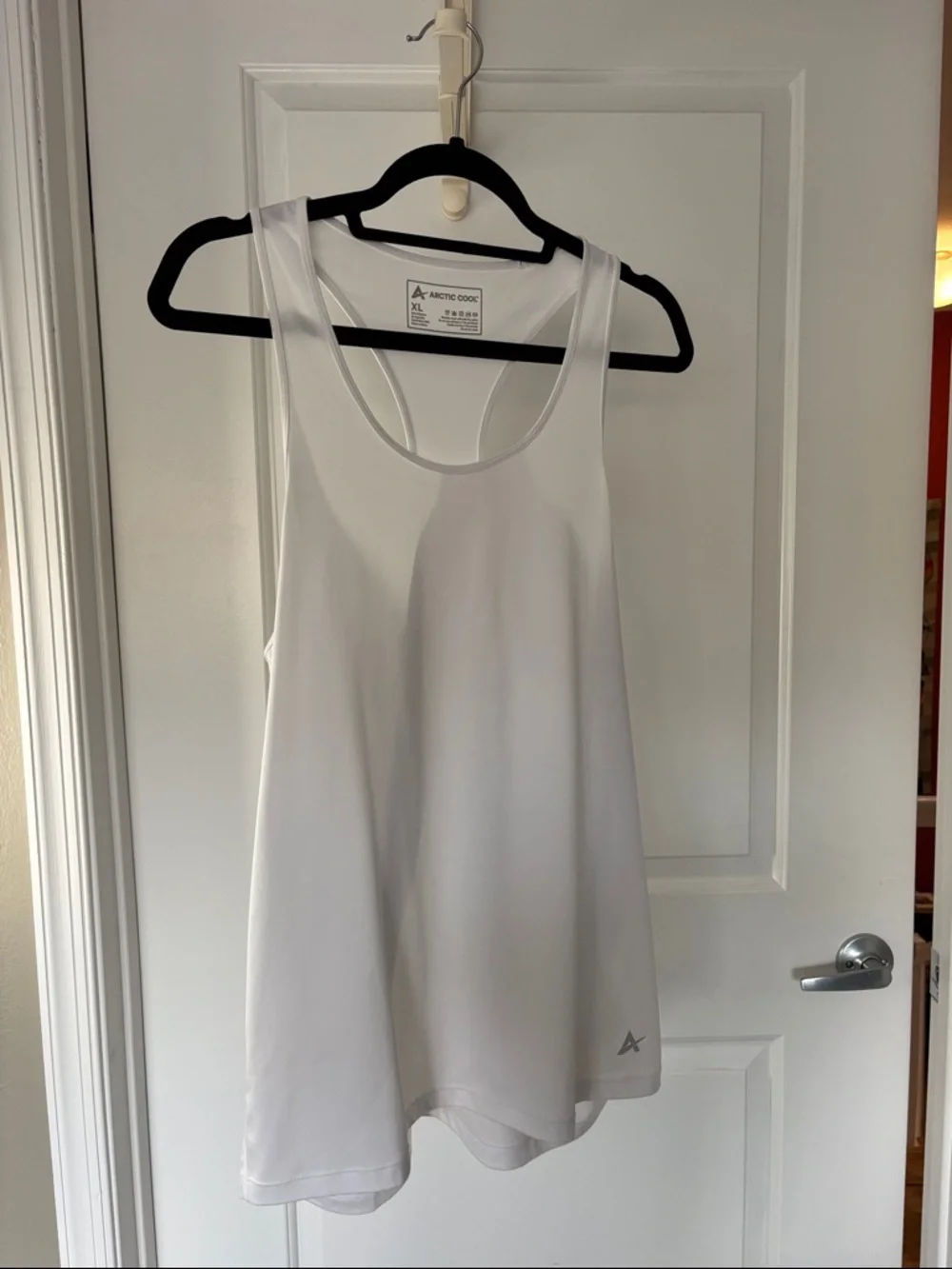 Arctic Cool Women's White Performance Tank Top - Racerback - Picture 1 of 4